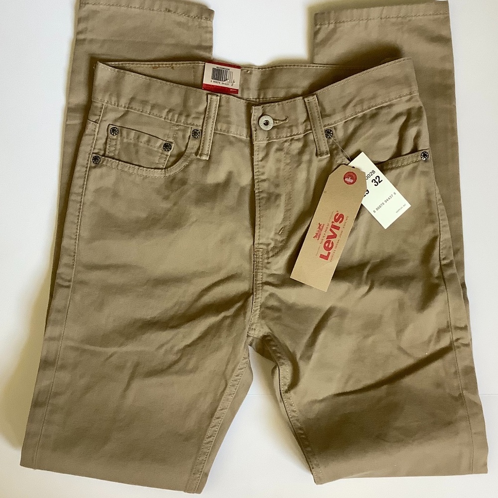 NWT Levi's 510 Tan Skinny Jeans
